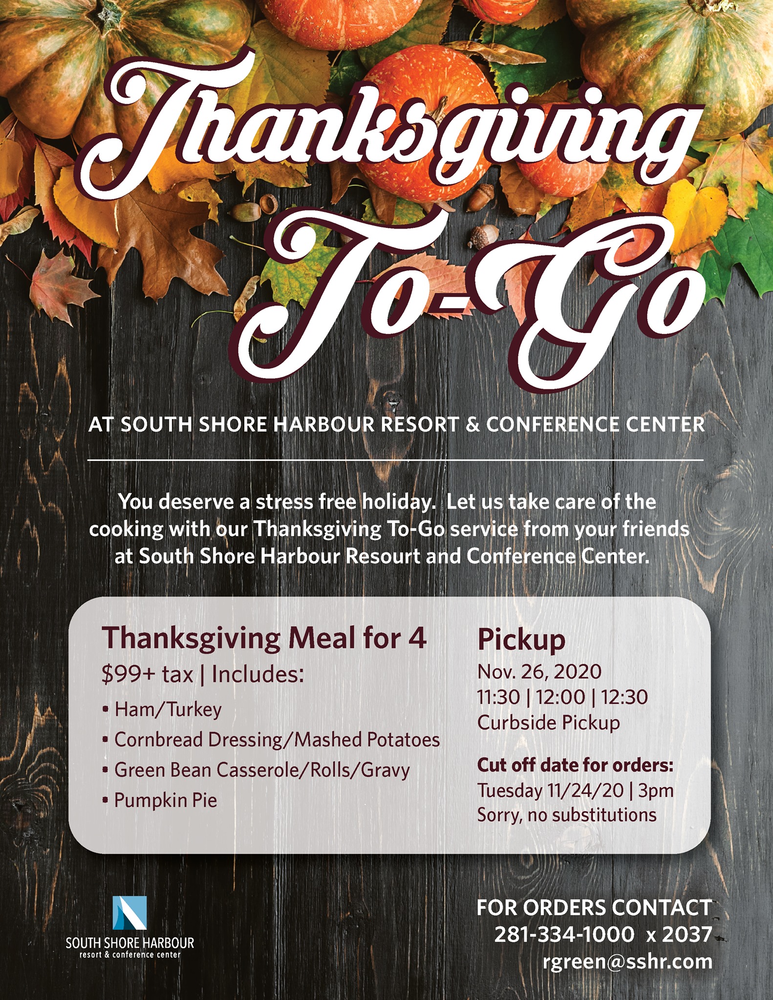 Thanksgiving Options For Dine In & Carry Out 2020 - Visit Bay Area Houston