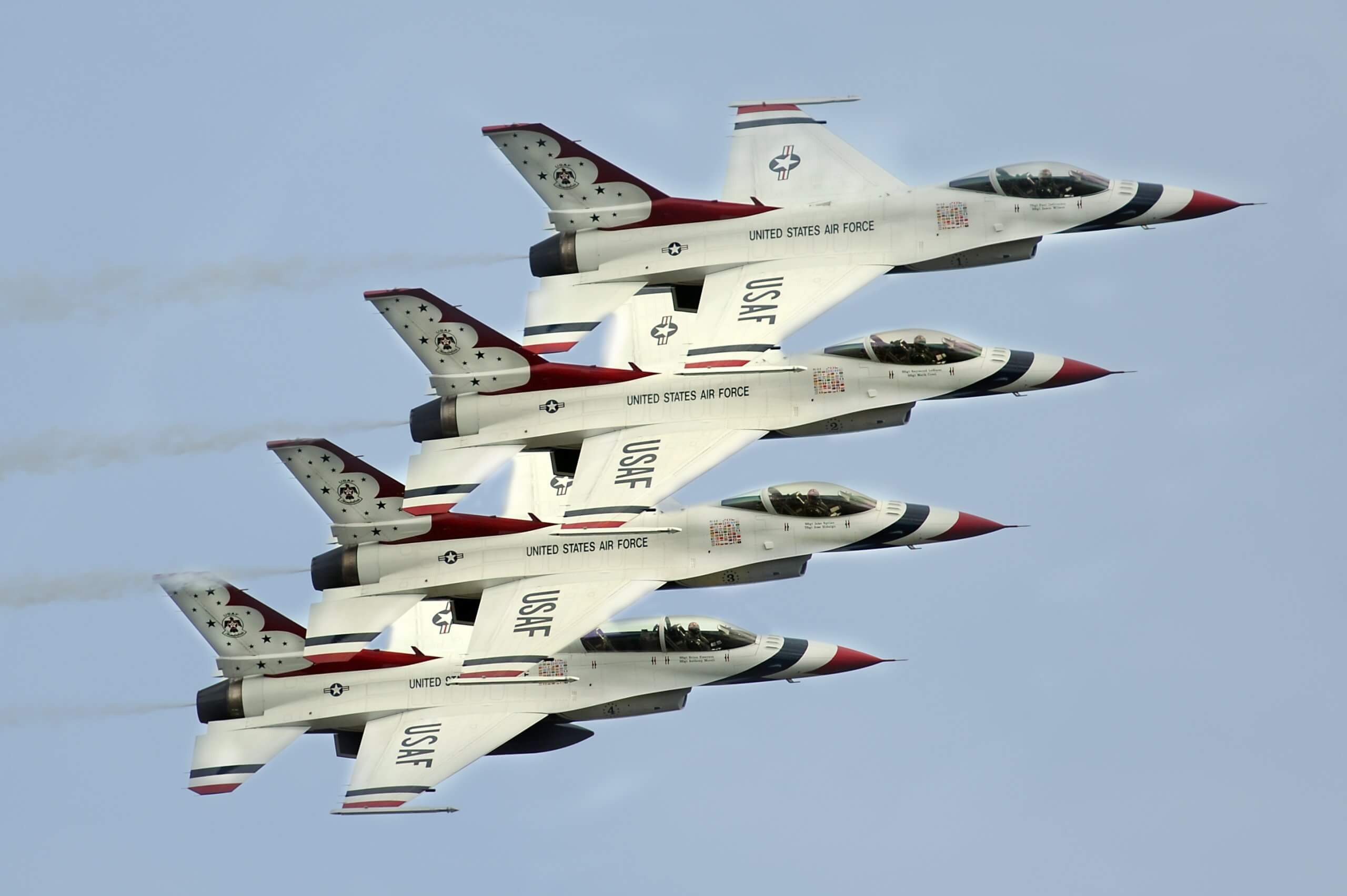 U.S. Air force Thunderbirds demonstration team